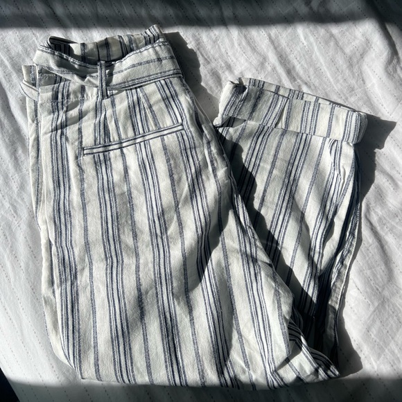 Madewell Pinstriped Pants - Picture 2 of 6
